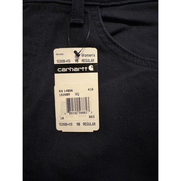 Carhartt NWT Sz 18R  Women's Flame Resistant Rugged Flex Canvas Original Fit - Picture 8 of 16